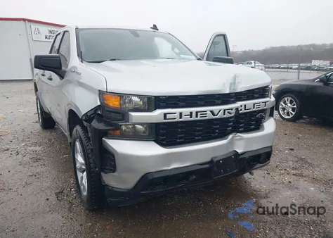 2020 Chevrolet Silverado 1500 2Wd Double Cab Standard Bed Custom from USA, damaged, VIN 1GCRWBEH8LZ320733